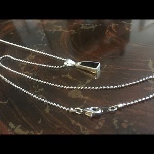 Petite Thai Silver Pendant Necklace